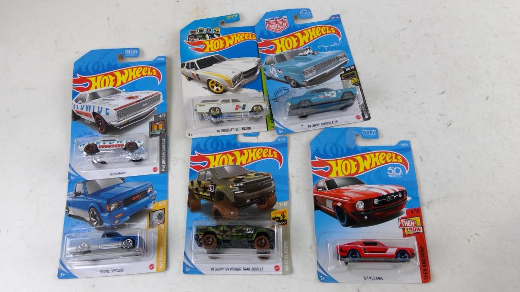 Hotwheels Cars 6 Pieces