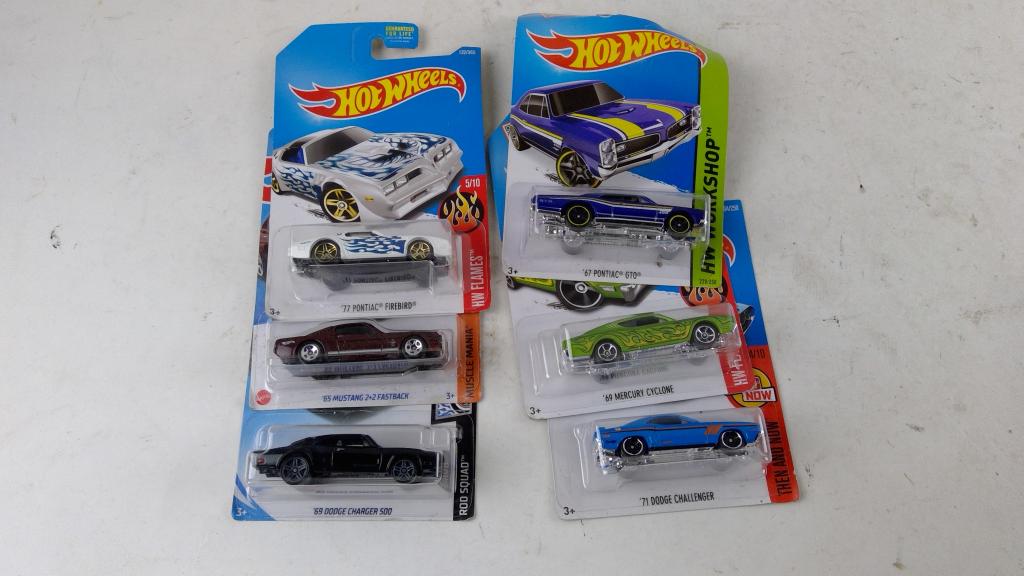 Hotwheels Cars 6 Pieces
