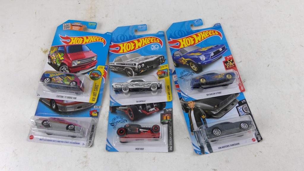 Hotwheels Cars 6 Pieces