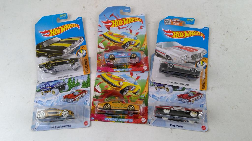 Hotwheels Cars 6 Pieces