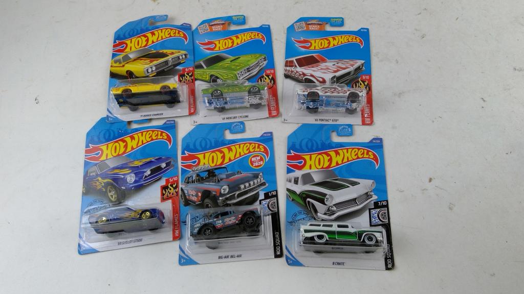 Hotwheels Cars 6 Pieces