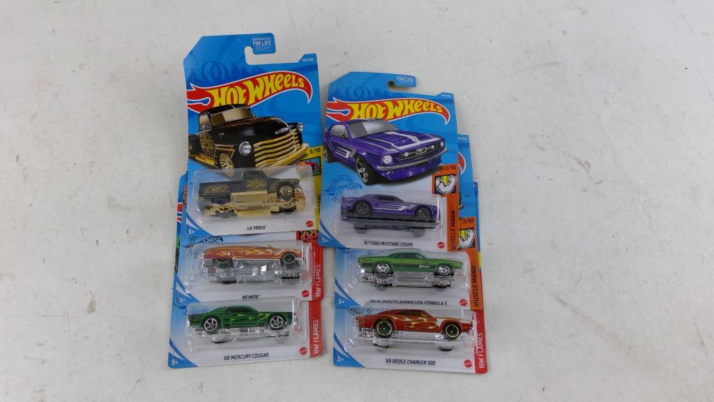 Hotwheels Cars 6 Pieces