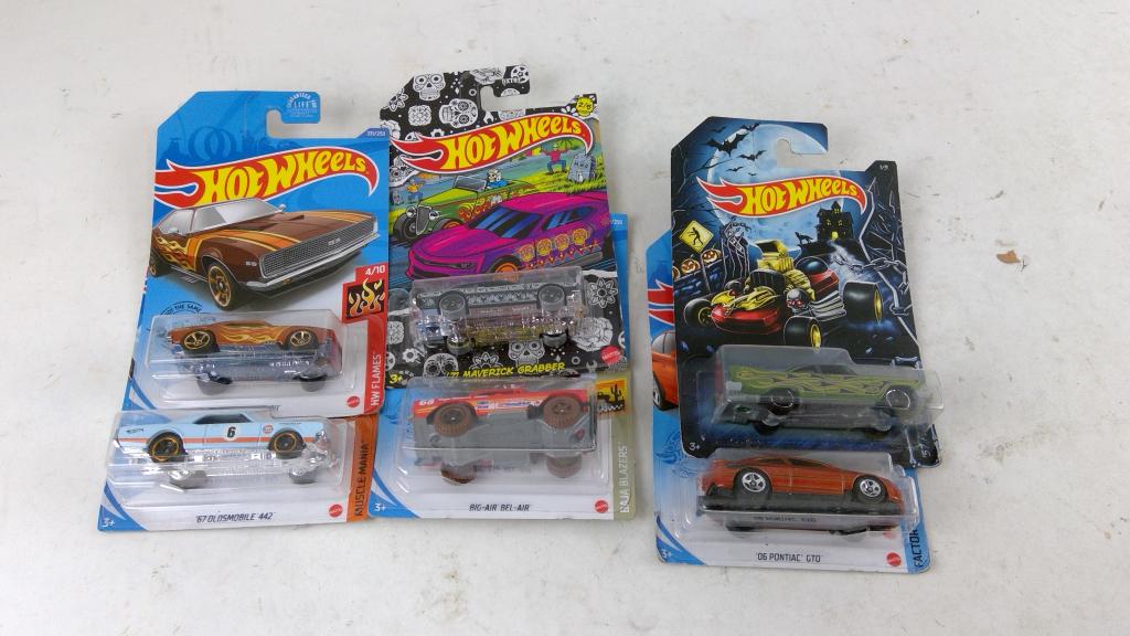 Hotwheels Cars 6 Pieces