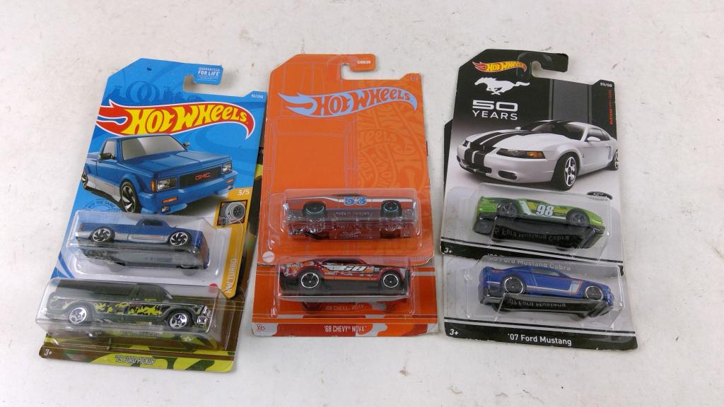 Hotwheels Cars 6 Pieces