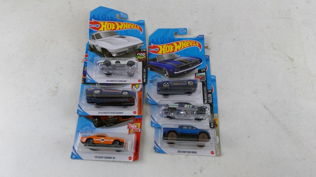 Hotwheels Cars 6 Pieces