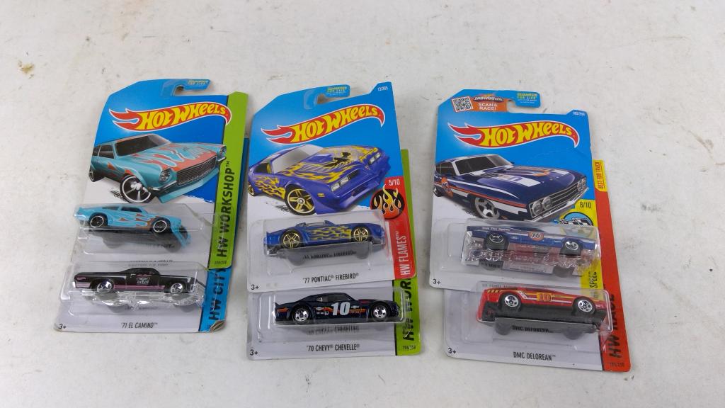 Hotwheels Cars 6 Pieces