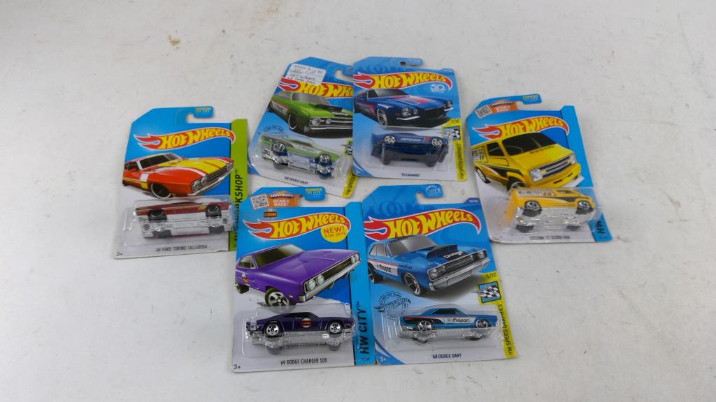 Hotwheels Cars 6 Pieces
