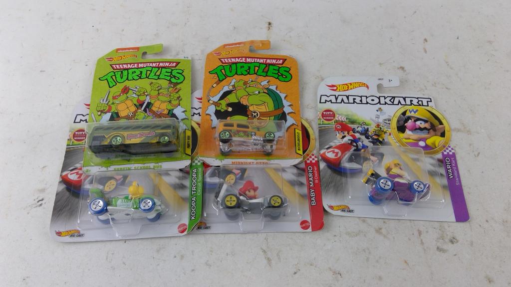 Hotwheels Teenage Mutant Ninja Turtle And More 5+ Pieces