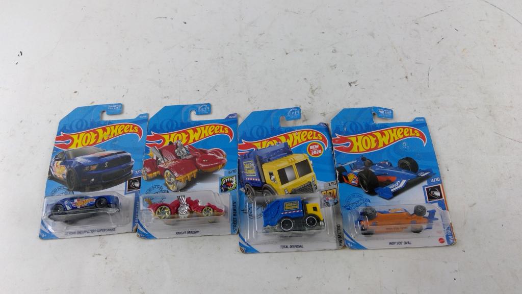 Hotwheels Toy Cars 4 Pieces