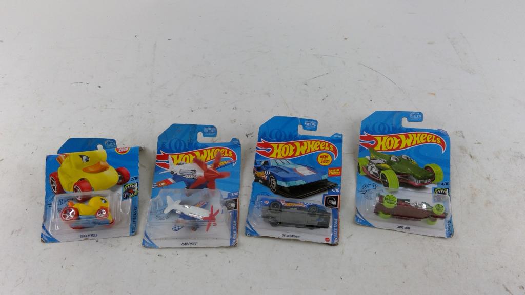 Hotwheels Toy Cars 4 Pieces