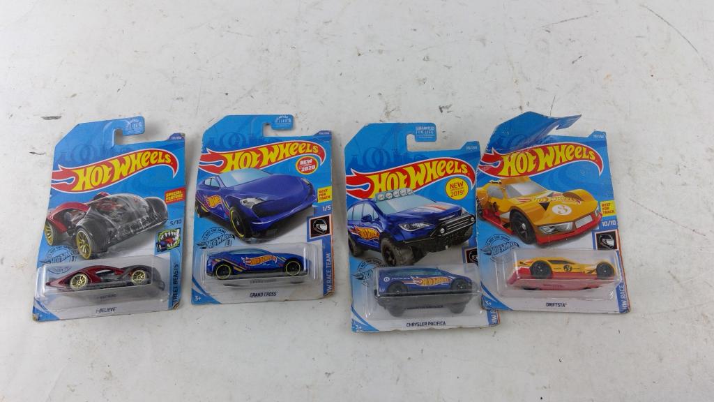 Hotwheels Toy Cars 4 Pieces