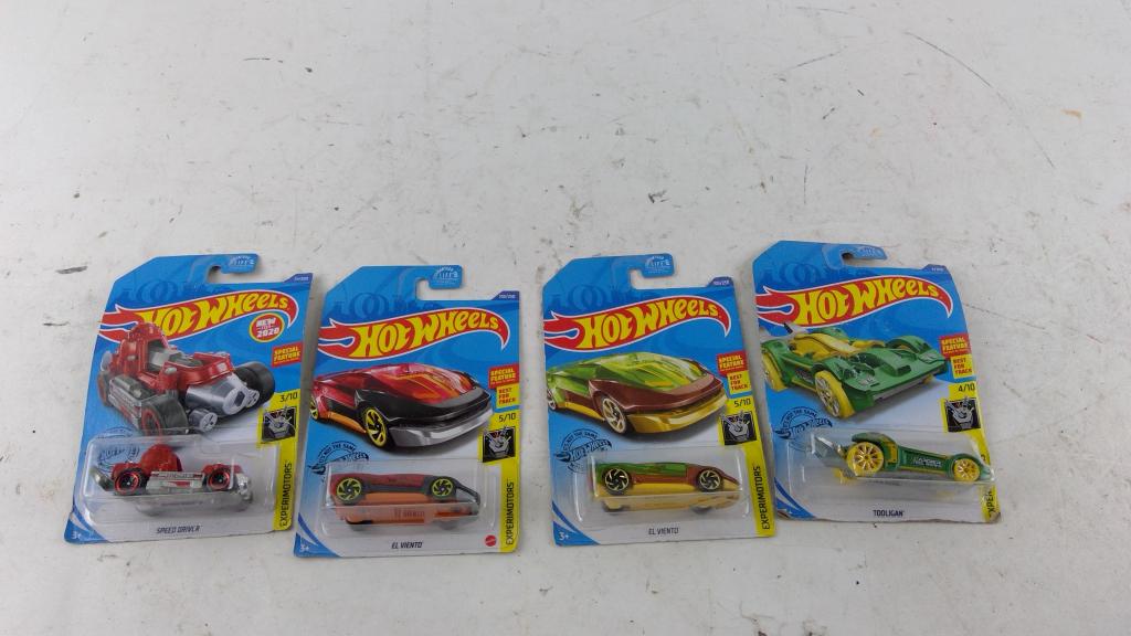 Hotwheels Toy Cars 4 Pieces