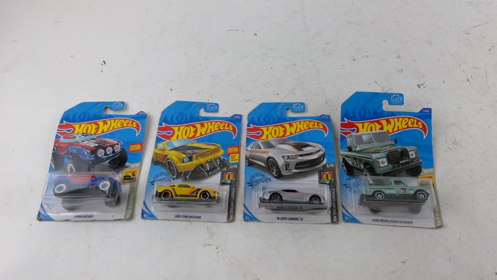 Hotwheels Toy Cars 4 Pieces