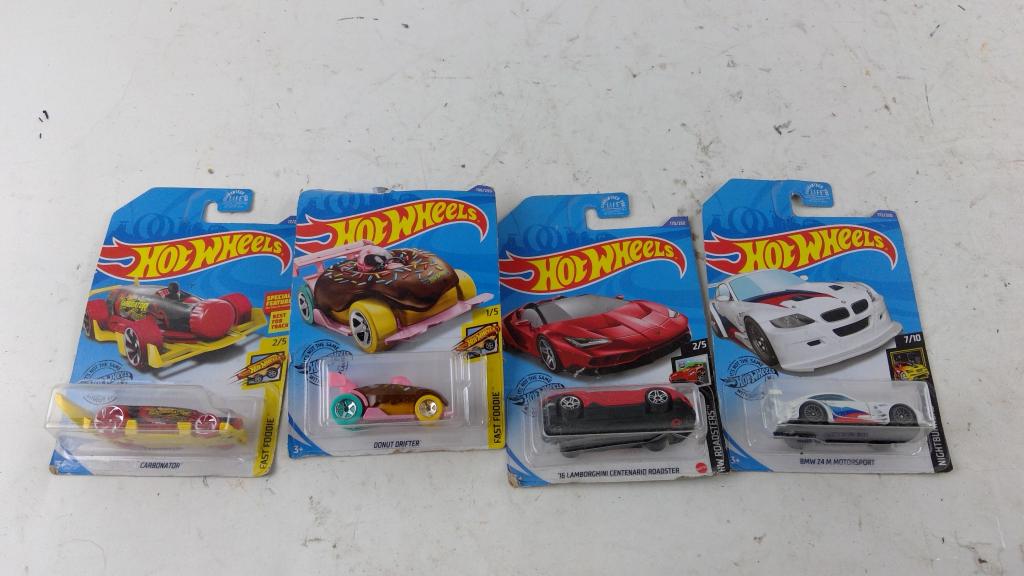 Hotwheels Toy Cars 4 Pieces