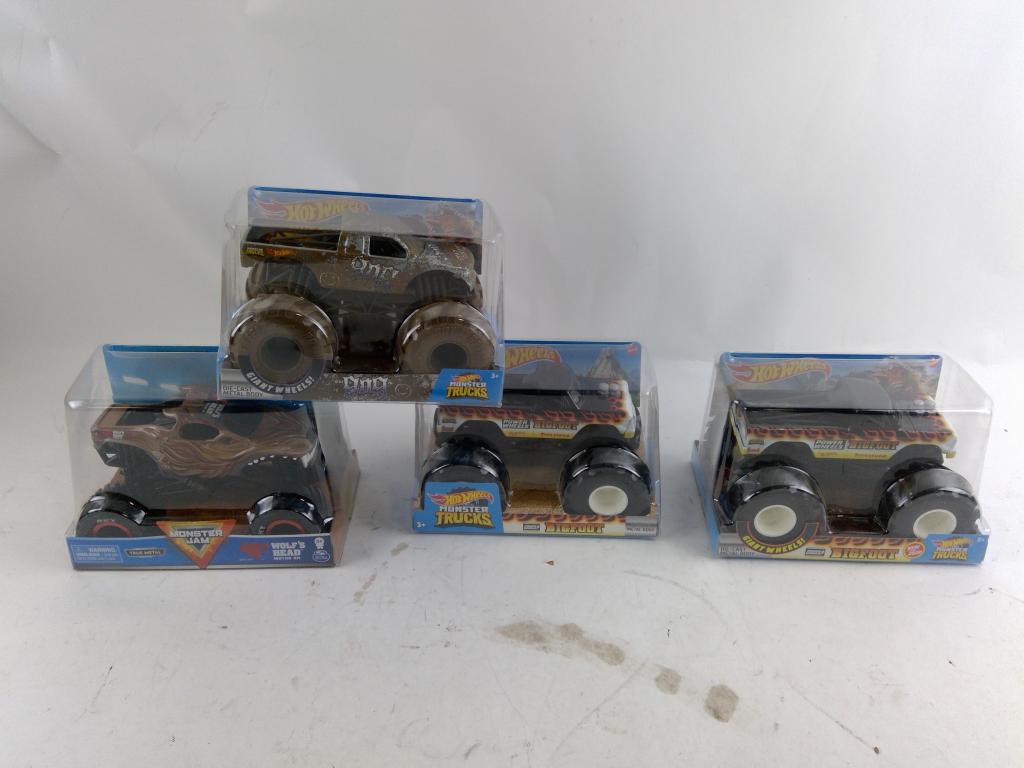 Howheels Moster Truck And More 4 Pieces