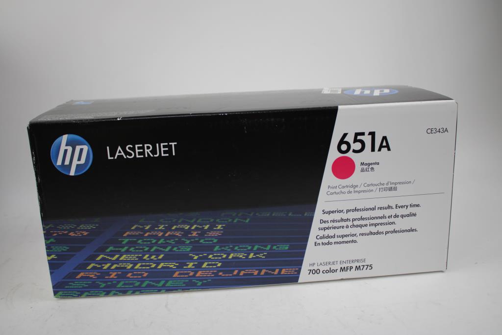 HP LaserJet 651A Print Cartridge, Magenta