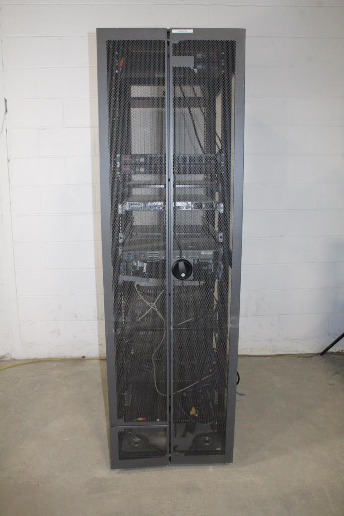 H.P. Server Rack, With 7 Devices | Property Room