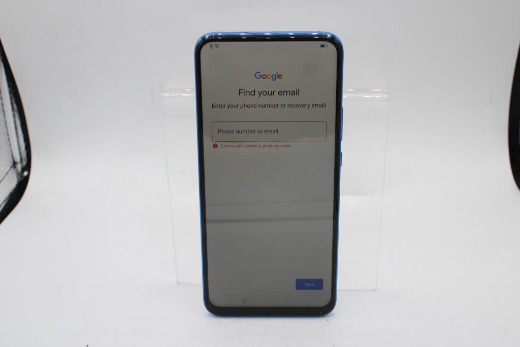 Huawei Y9 Prime, 128GB, Unknown Carrier, Google Account Locked, Sold