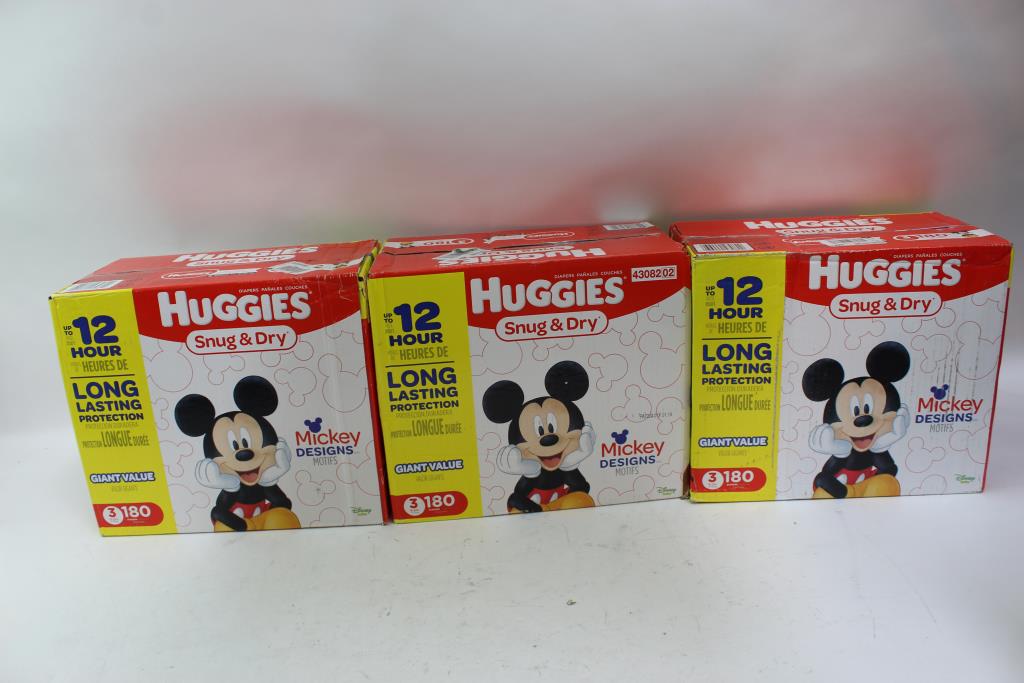 huggies size 3 box
