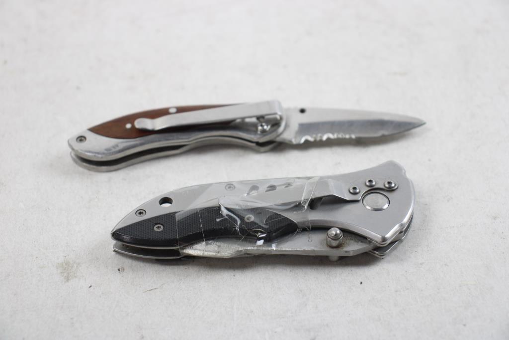 Huntdown Tactical Knife, Switch Knife, And More, 4+ Pieces Property Room