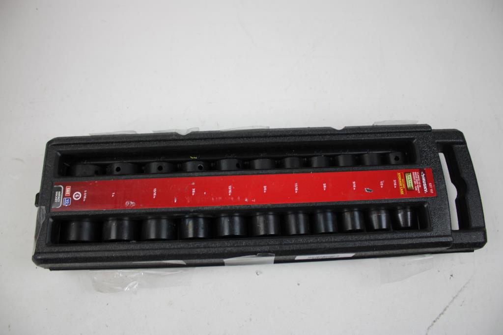 Husky 11-Piece 1/2" Drive Deep Impact Socket Set