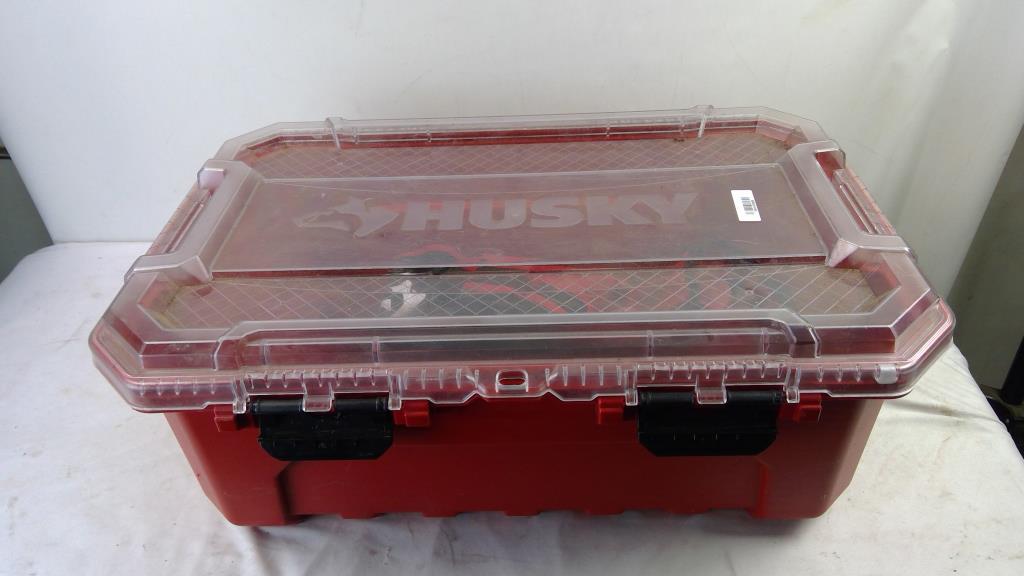 Husky 12 Gallon Professional Duty Storage Container And Bag