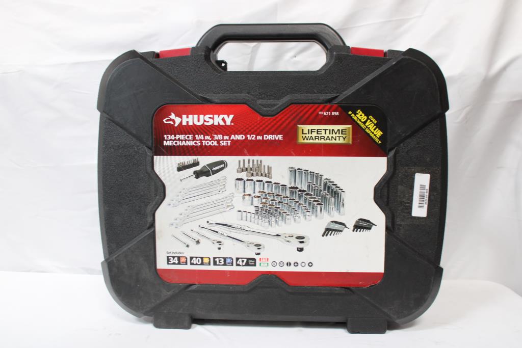 Husky 1/4", 3/8", 1/2" Drive Mechanics Tool Set
