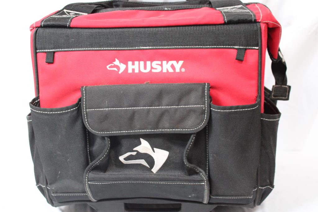 Husky 14 Inch 13 Pocket Rolling Tool Box