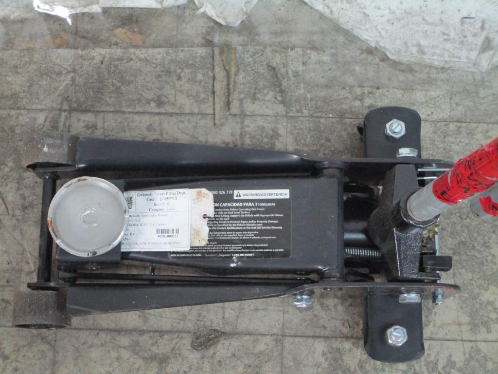 Husky 3 Ton Floor Jack Property Room