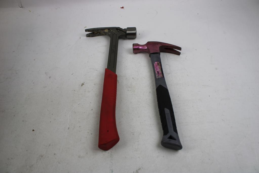 Husky 4lb Axe, Pittsburgh 16 Oz. Hammer, Milwaukee 28 Oz. Hammer, 3 Pieces