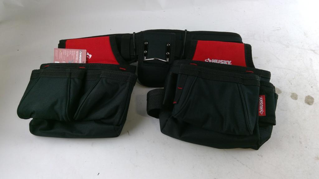 Husky Contractor's Two Bag Tool Belt