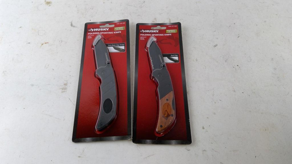 Husky Folding Sport Knife 2 Pieces