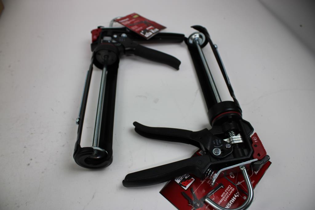 Husky Heavy Duty 10 Oz Adjustable Force Caulk Guns, 2 Pieces