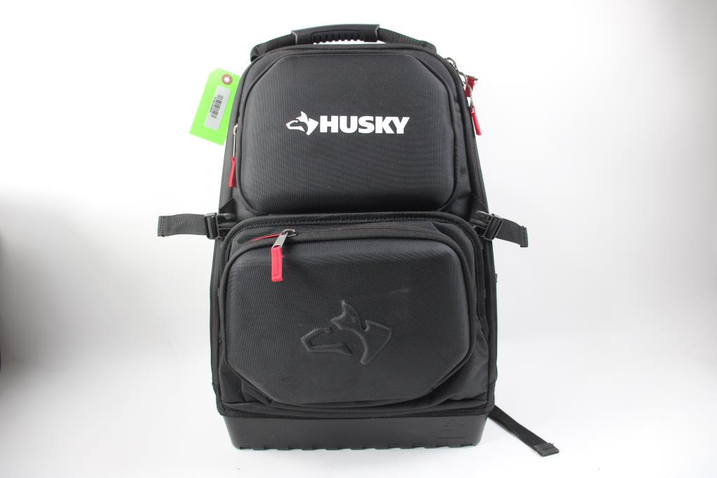Husky Heavy Duty Pro Tool Backpack With Socket Set