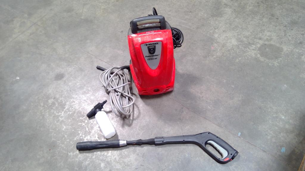 Husky Powerwasher Electric Pressure Washer 1550 PSI