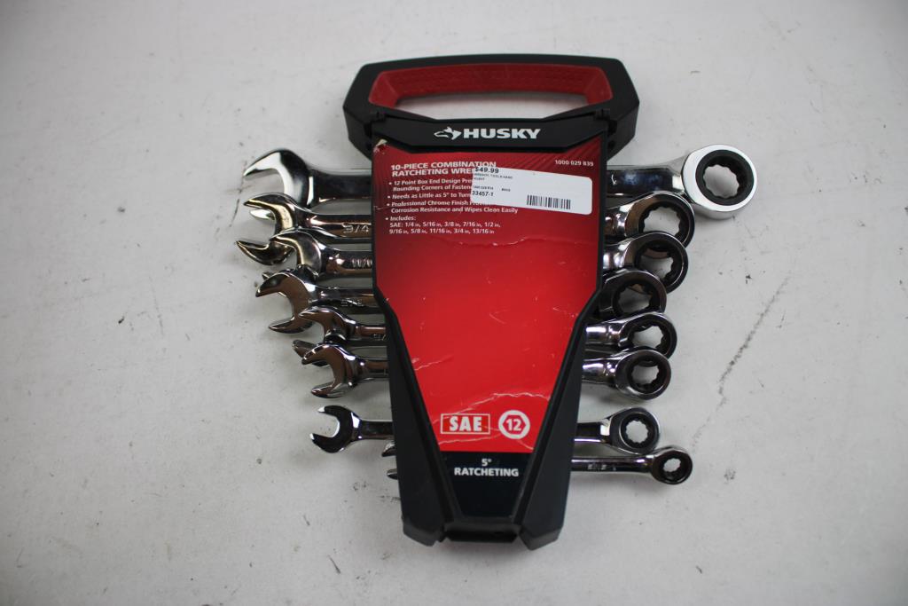 Husky Ratcheting Wrenches, Craftsman Wrench Set, 2 Pieces