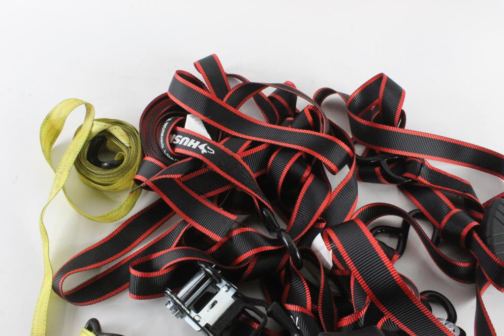 Husky Tie Down Straps, 4 Piece Property Room