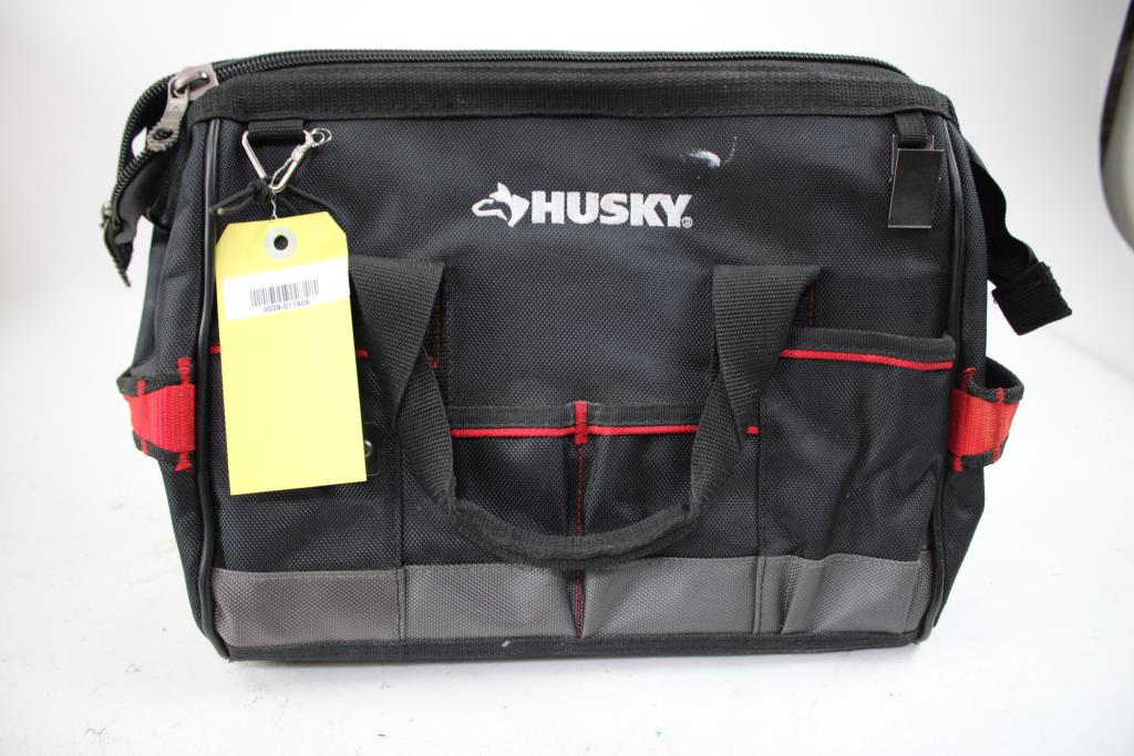 Husky Tool Bag, Pliers, Screwdriver & More 15 Pieces
