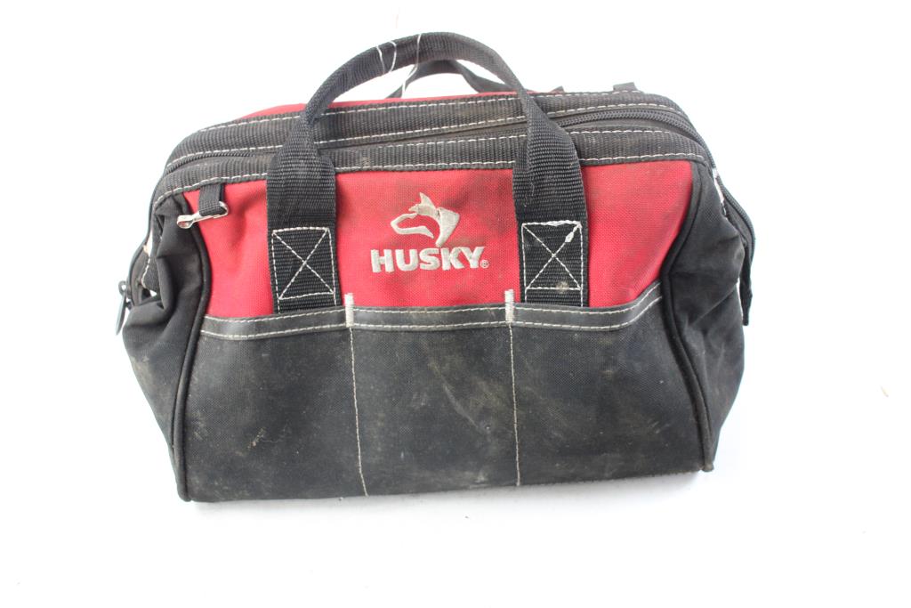 Husky Tool Bag With Misc Tools, 3+ Pieces Property Room