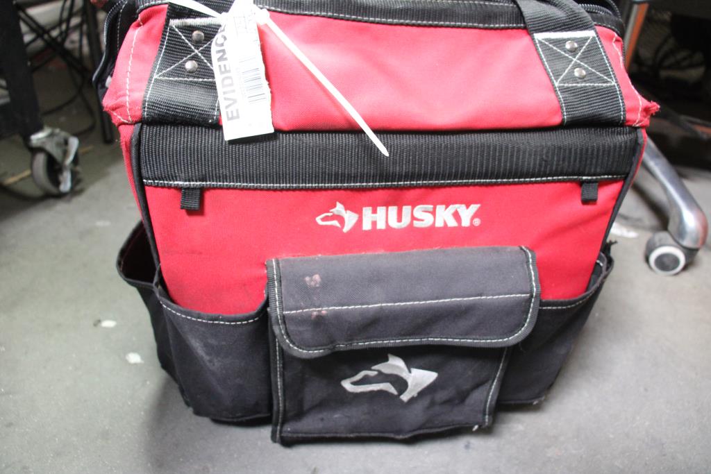 Husky Tool Rolling Bag And Tools