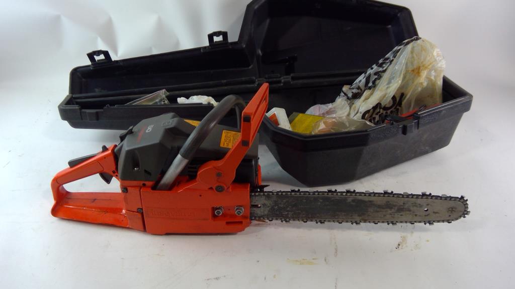 Husqvarna Chainsaw With Case Property Room