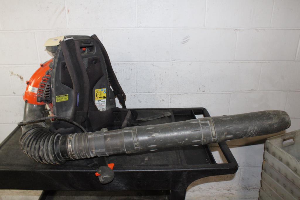Husqvarna Gas Powered Backpack Blower Property Room