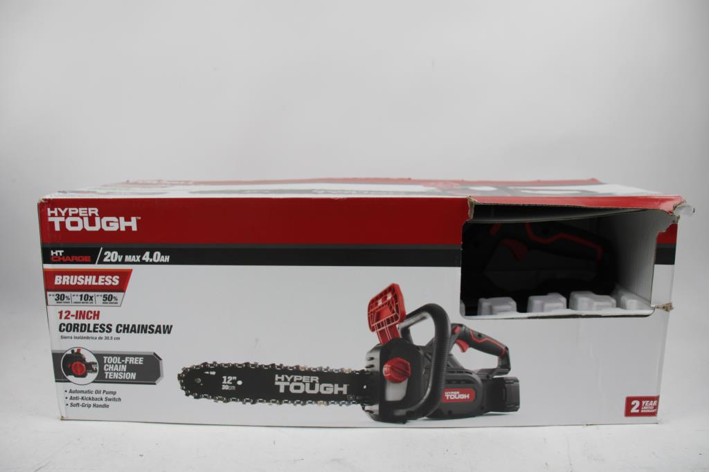 Hyper Tough 12" Cordless Chainsaw