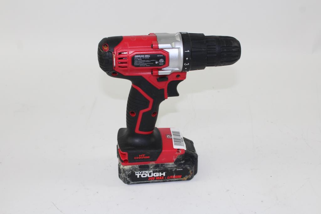 Hyper Tough 20v Lithium Cordless Drill Property Room