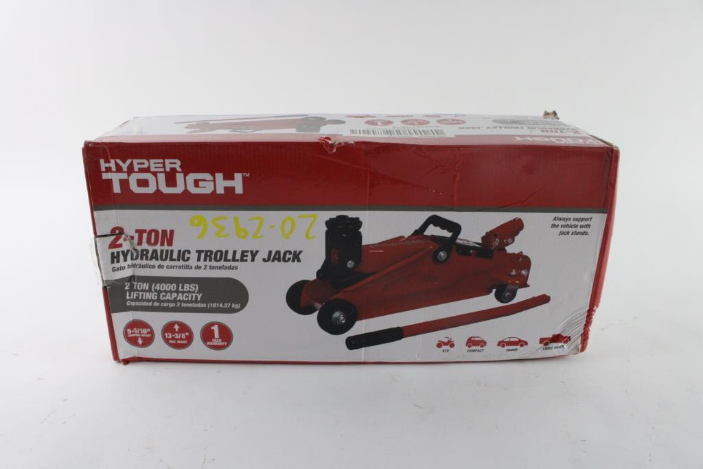 Hyper Tough 2Ton Hydraulic Trolley Jack Property Room