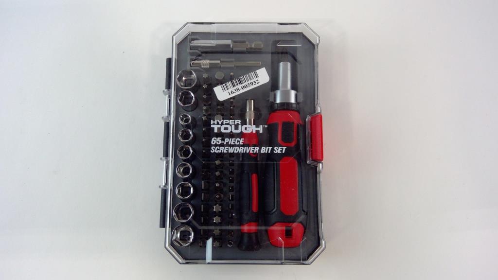 Hyper Tough 65 Piece Screwdriver Bit Set Property Room