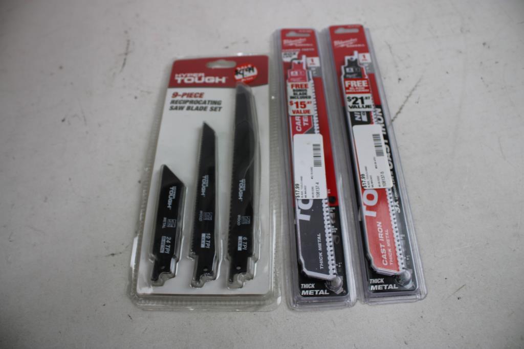 Hyper Tough, Dewalt, Milwaukee Saw Blade Packs, 4 Pieces