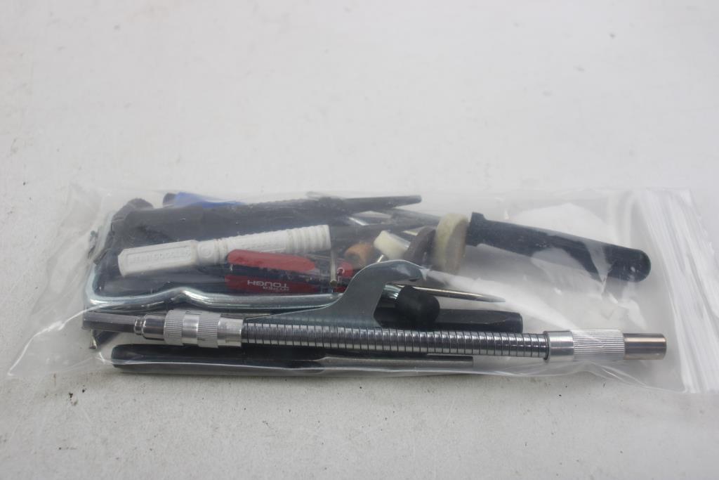 Hyper Tough Double Headed Mallet, Mini Flathead Screwdriver, Breaker Bar, And More