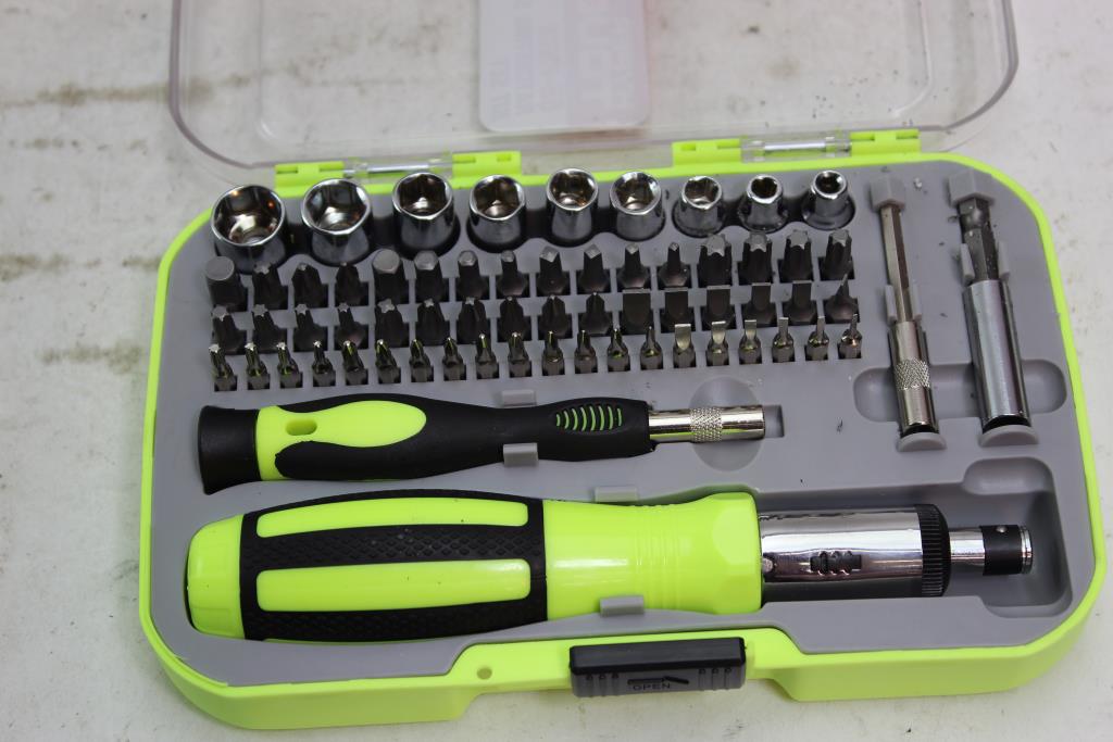 Hyper Tough Ratcheting Screwdriver Bit Set Property Room