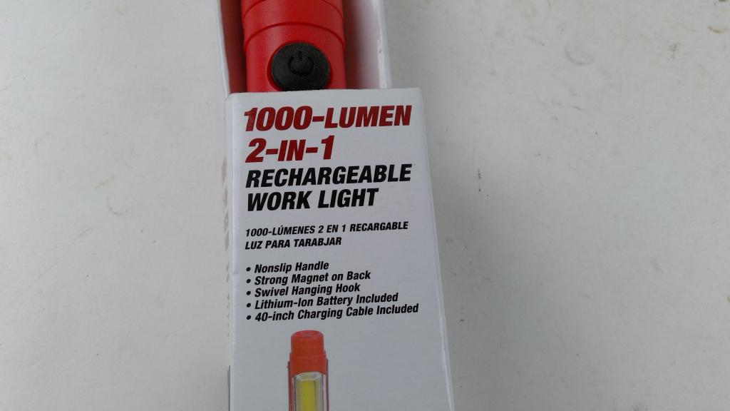 Hyper Tough  Rechargable Worklight